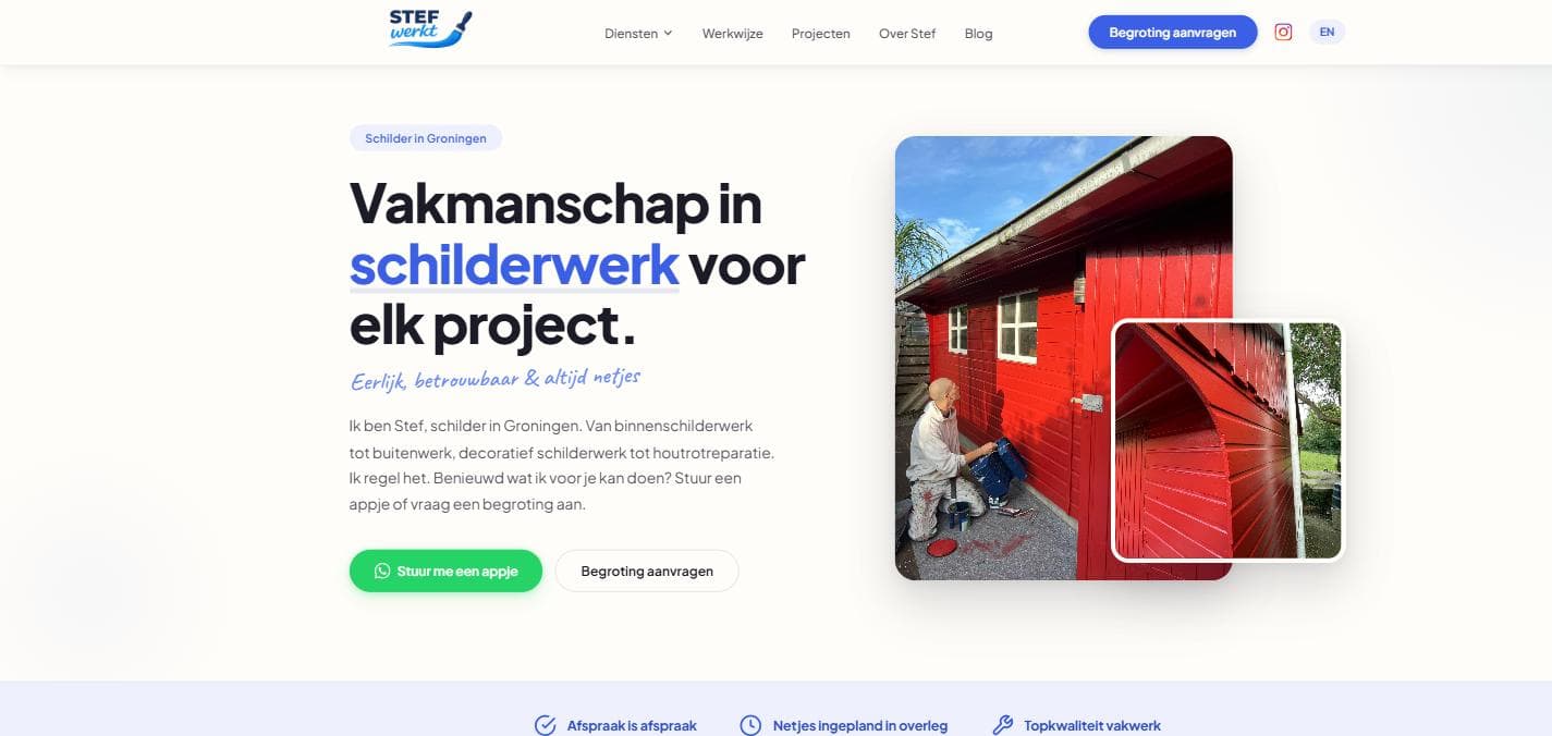 De website van Stefwerkt